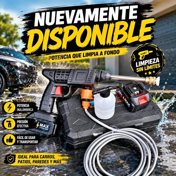 Hidrolavadora portátil