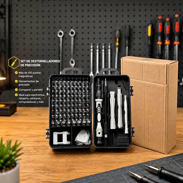 Kit de herramientas 115 en 1